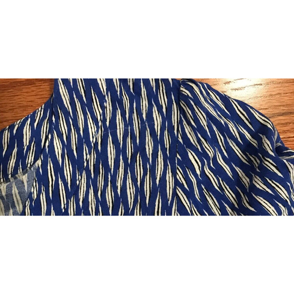 Anthropologie Maeve Lila Women's Tiered Tunic Top V-Neck Blue - Size Extra Small - Picture 11 of 12